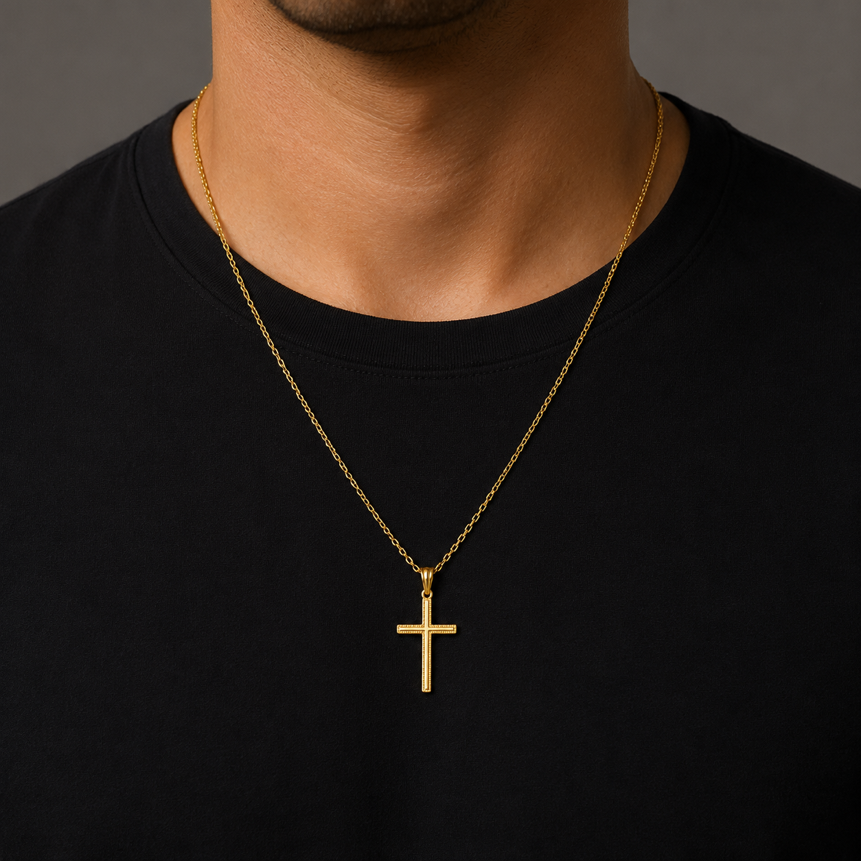 Colar Cruz Gold