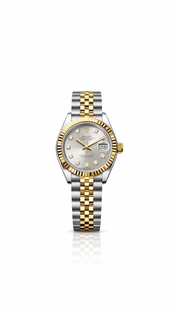 Rolex presidente prata