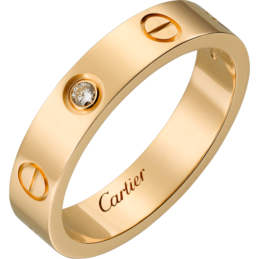 Anel Cartier dourado