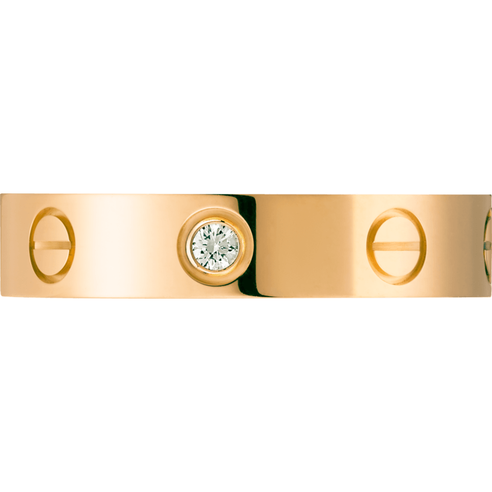 Anel Cartier dourado