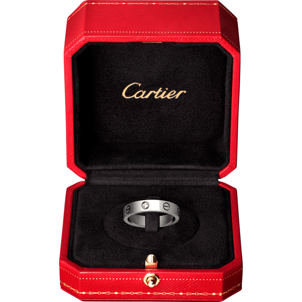 Anel Cartier prata