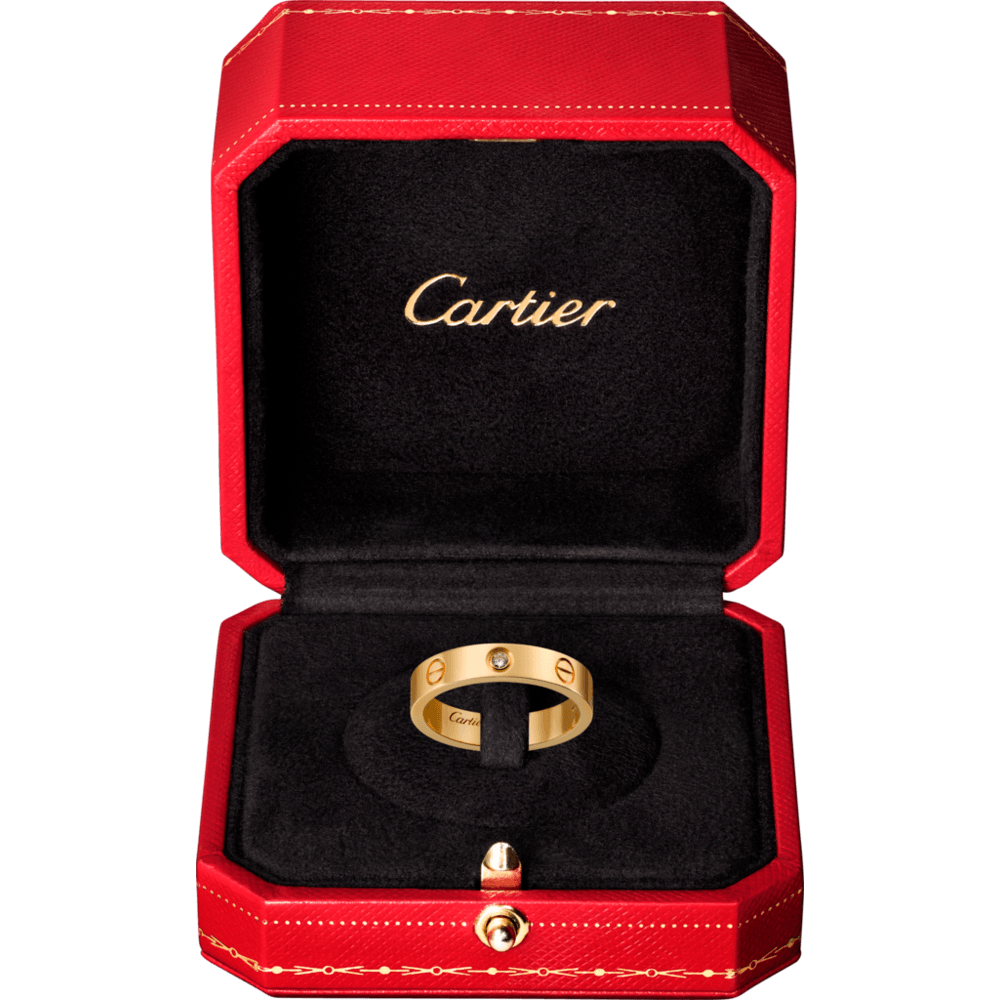 Anel Cartier dourado