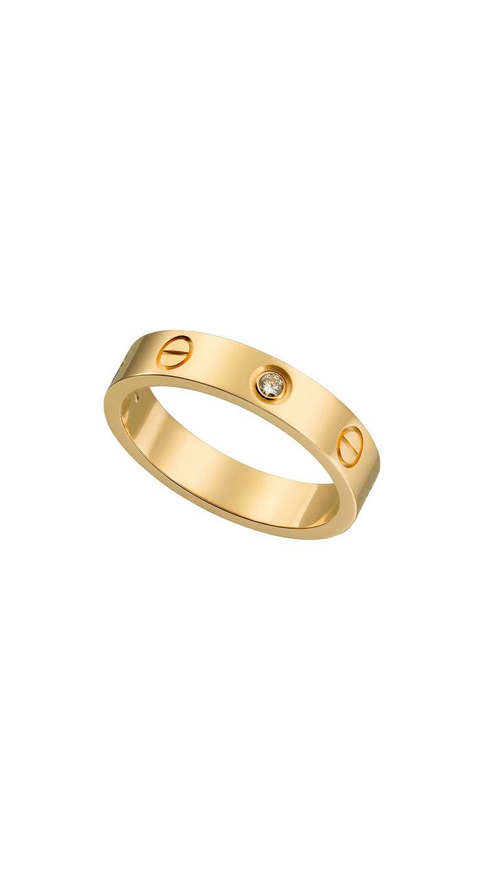 Anel Cartier dourado
