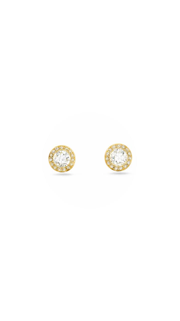 Brinco Swarovski dourado insp.