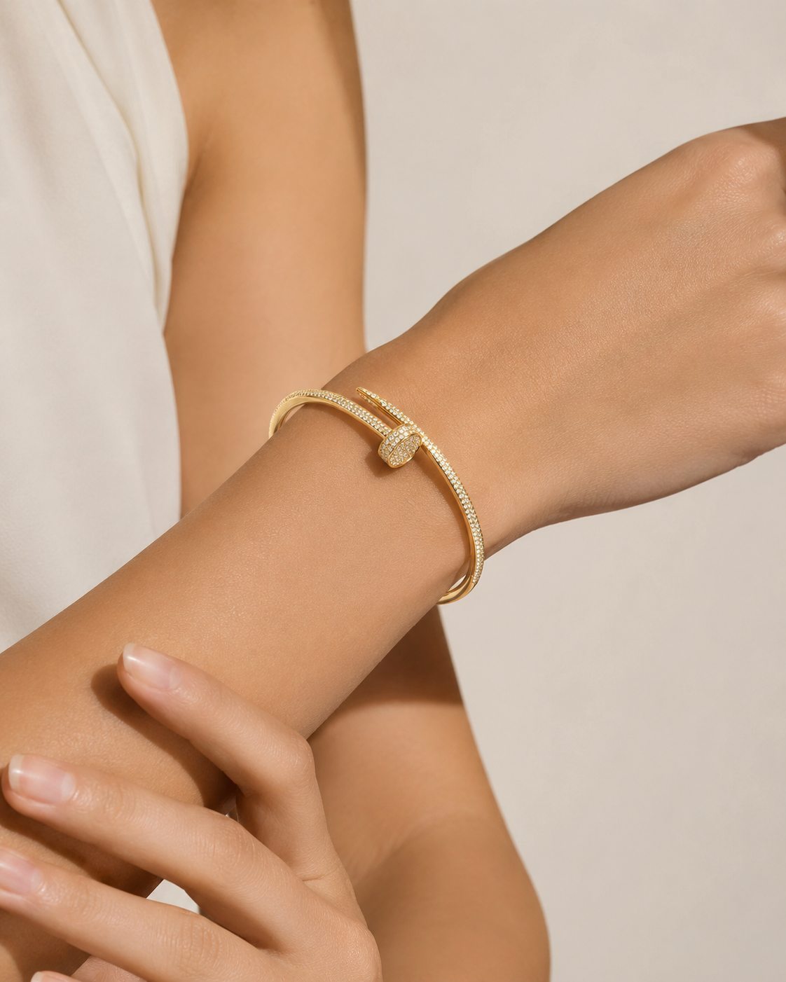 Bracelete Cartier Dourado